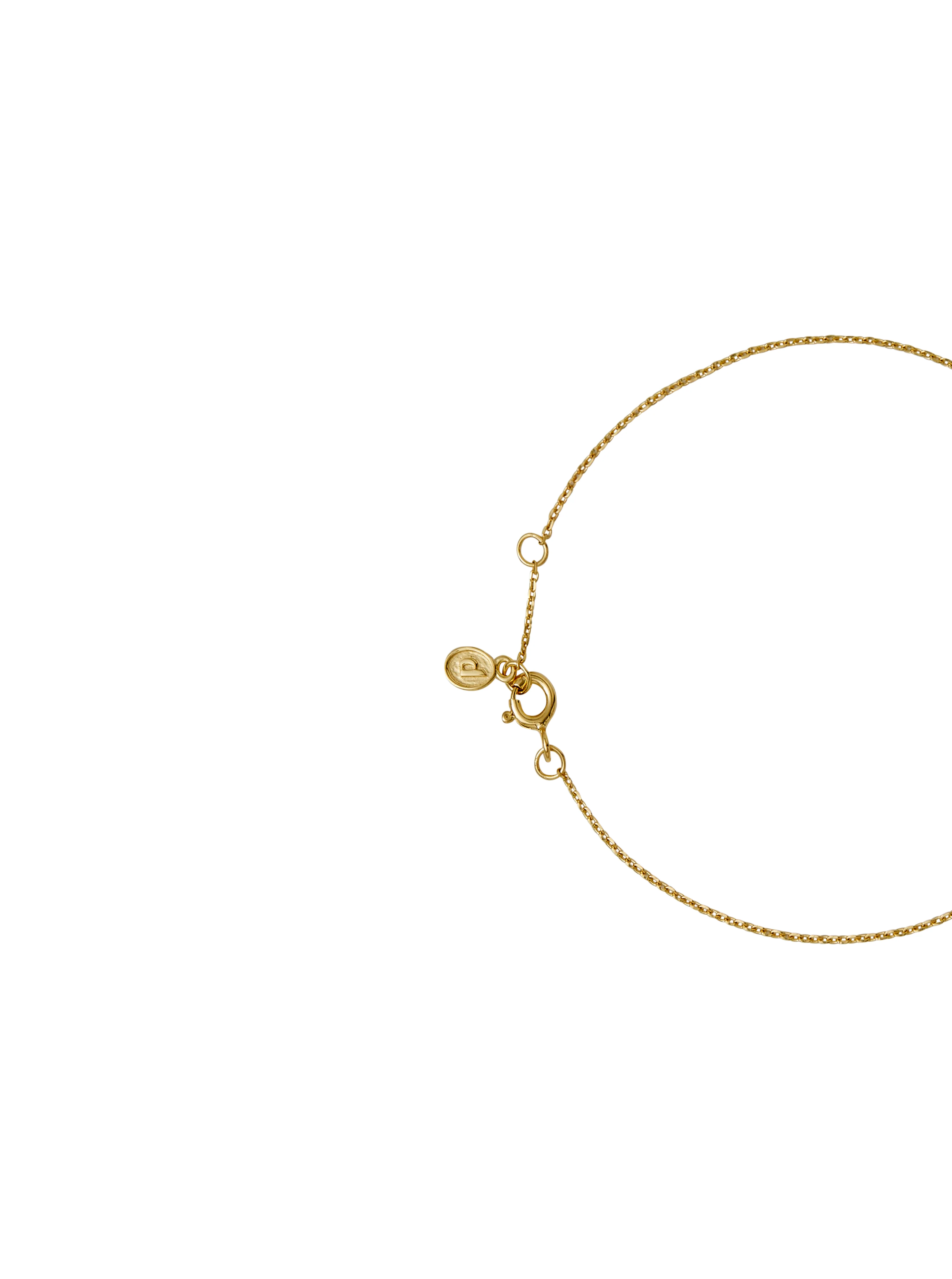 BAGUETTE CHAIN BRACELET IN LAB WHITE SAPPHIRE, 18K GOLD VERMEIL - Image 2