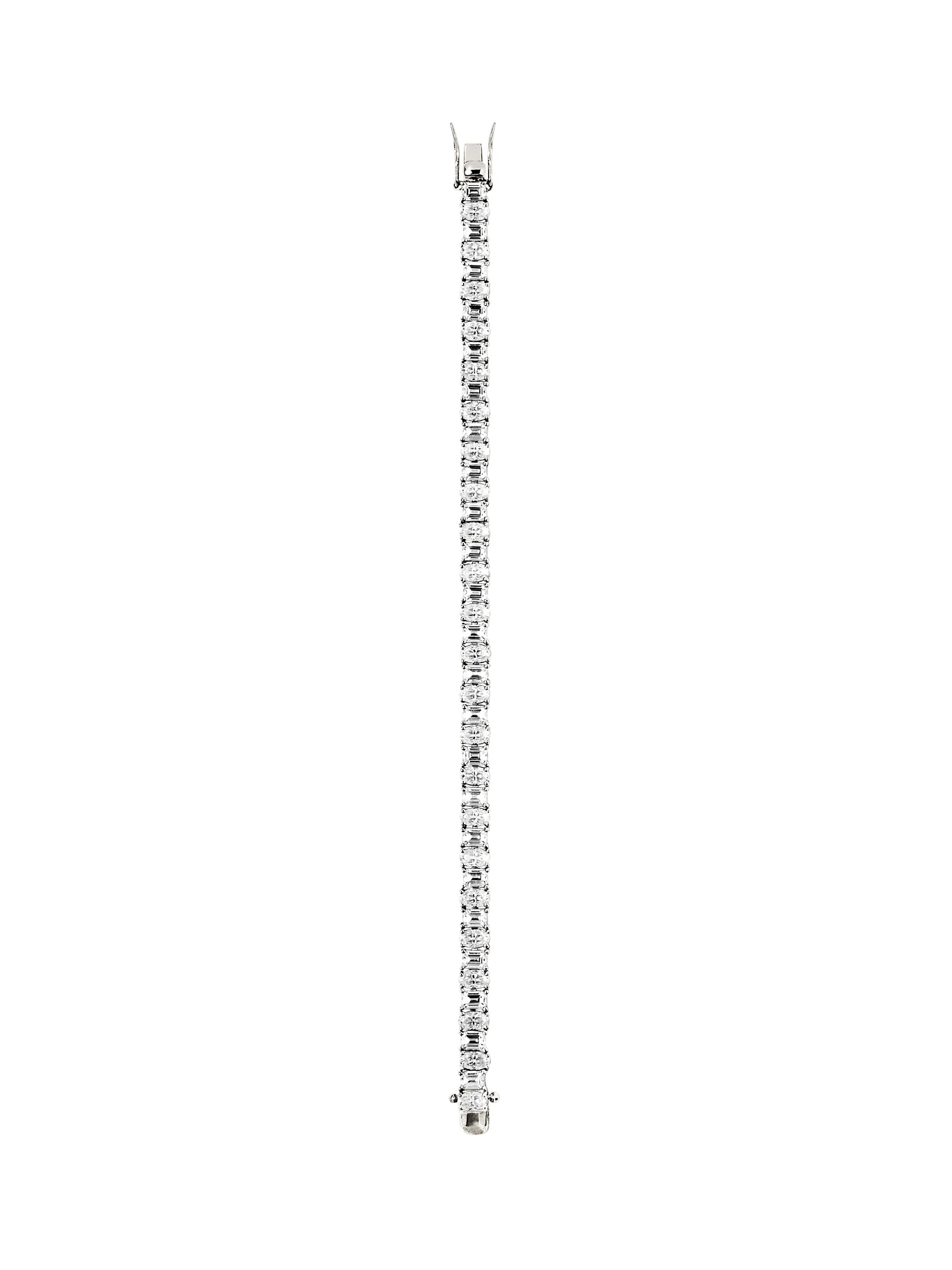 CLARA RIVIÈRE BRACELET IN MOISSANITE, STERLING SILVER