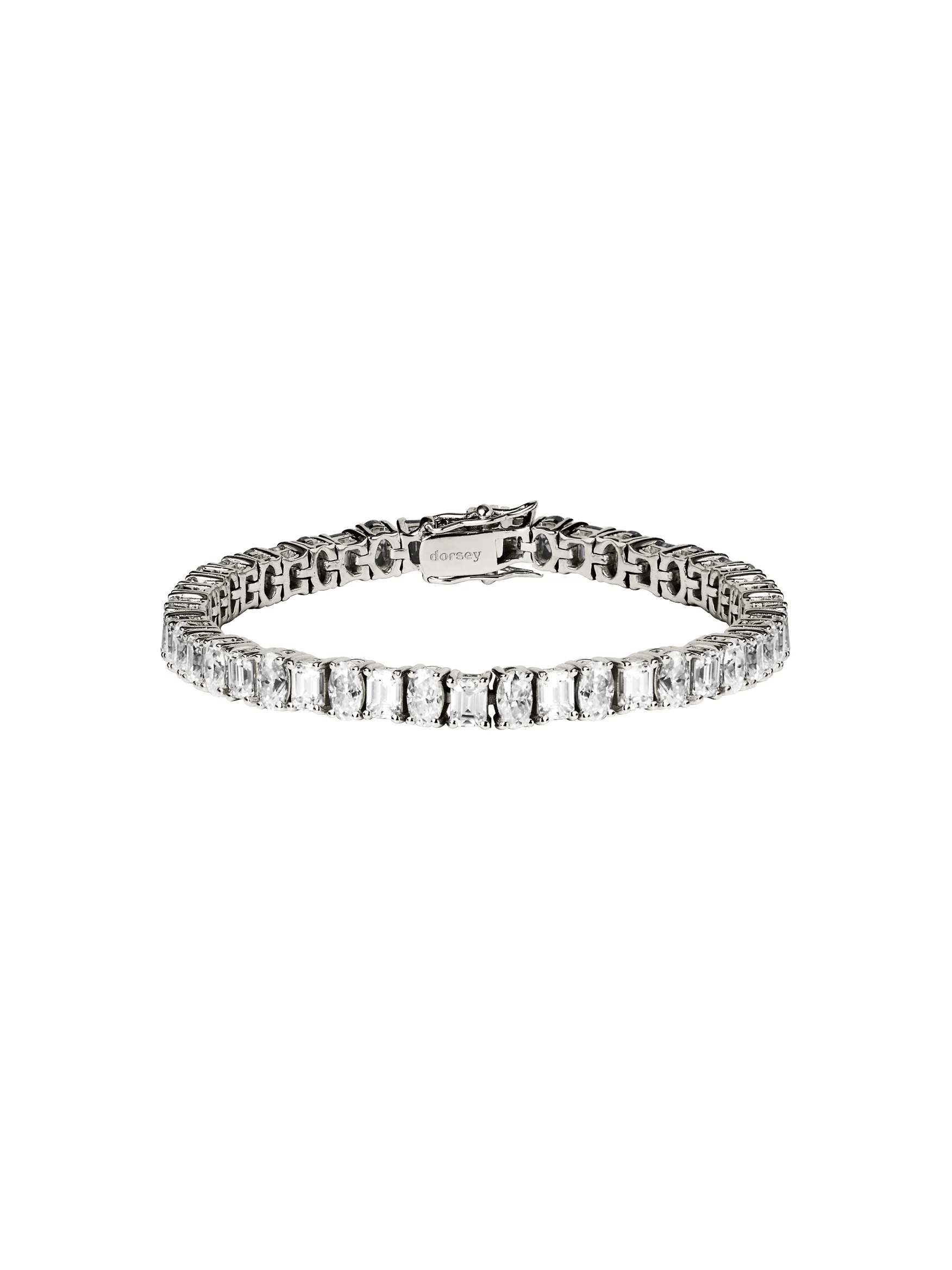CLARA RIVIÈRE BRACELET IN MOISSANITE, STERLING SILVER - Image 2
