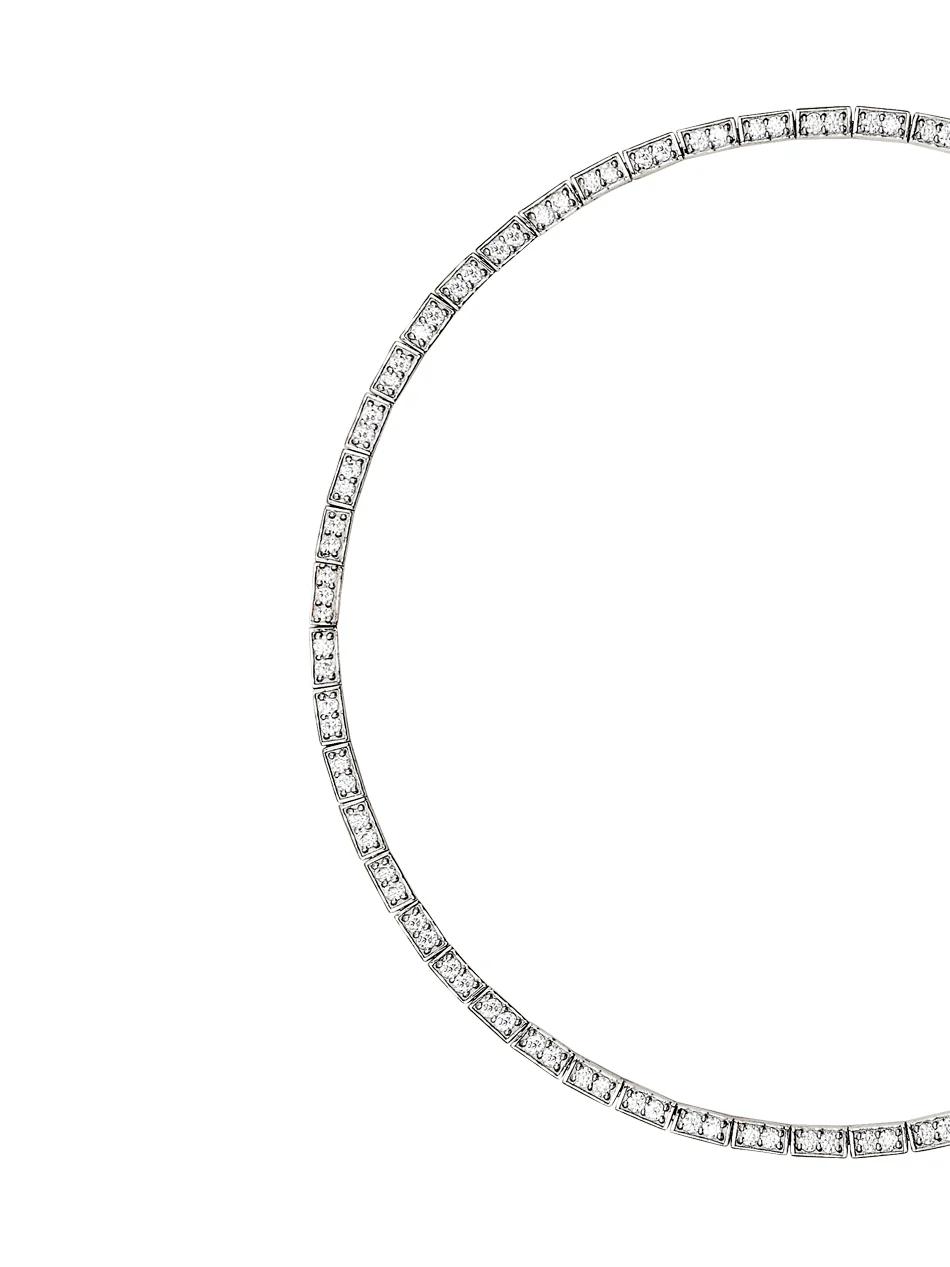 CLAUDE RIVIÈRE NECKLACE IN MOISSANITE, STERLING SILVER - Image 2