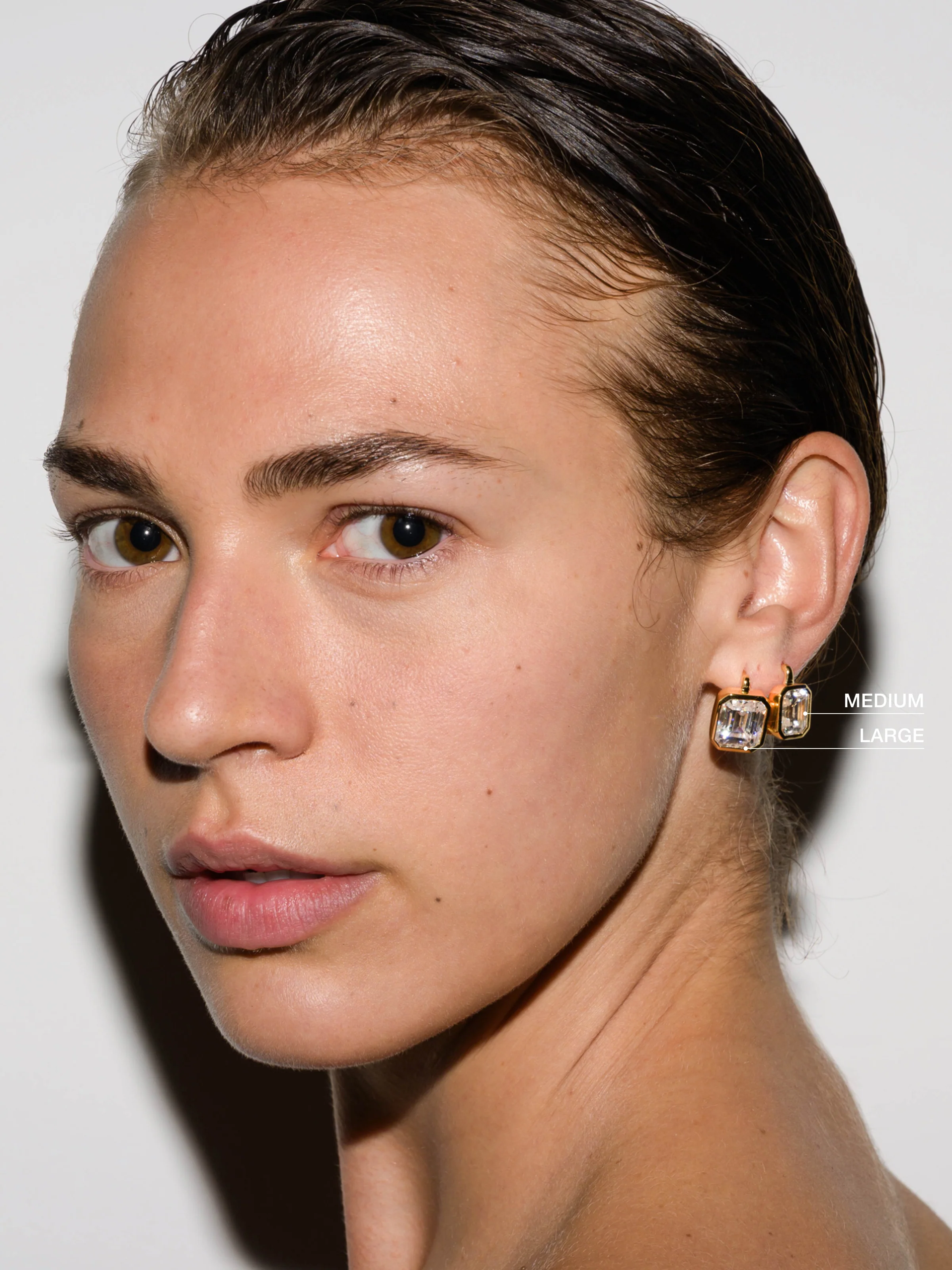 ODETTE EARRINGS IN MOISSANITE, STERLING SILVER - Image 5