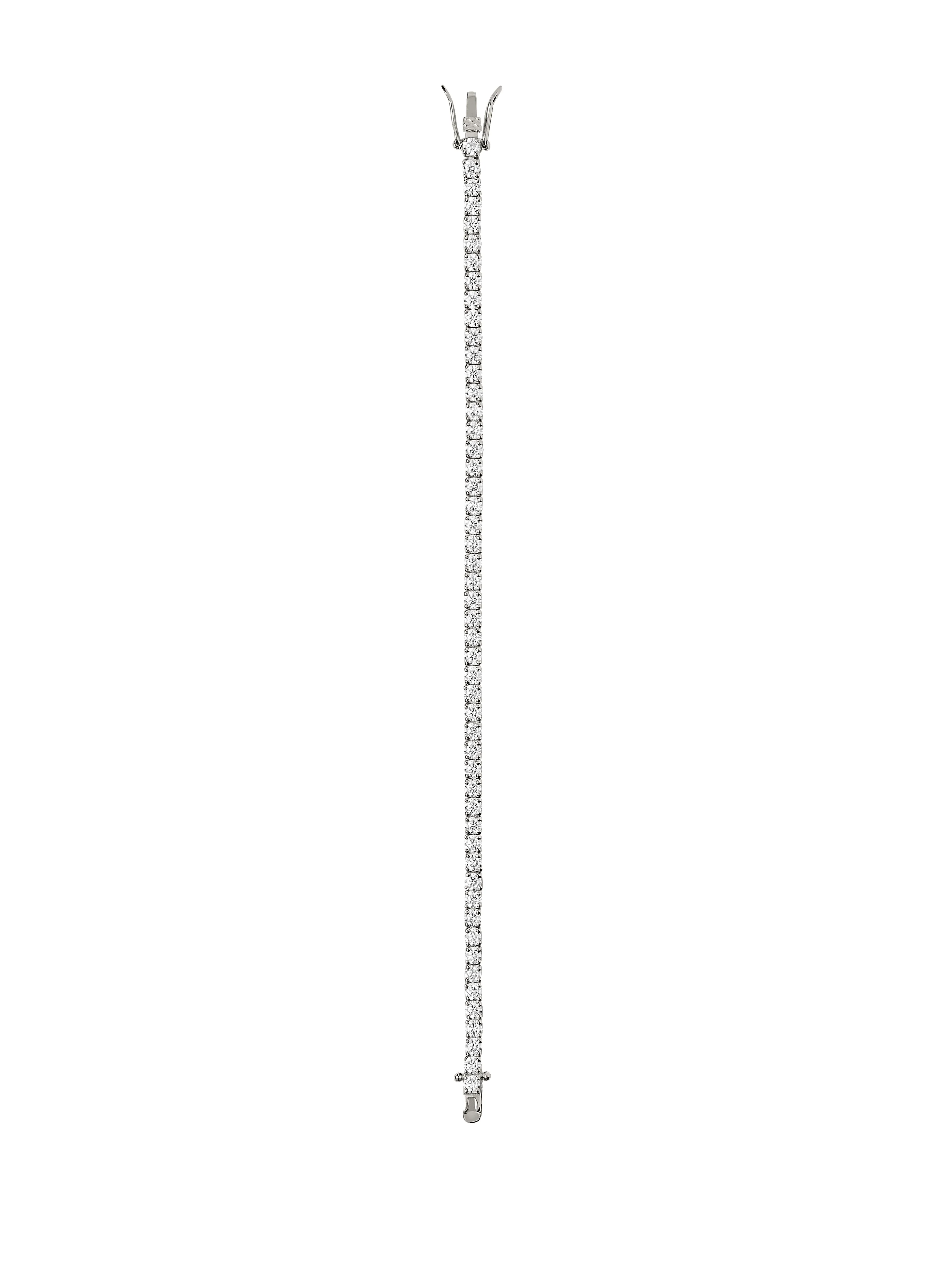 KATE RIVIÈRE BRACELET IN 3MM MOISSANITE, STERLING SILVER