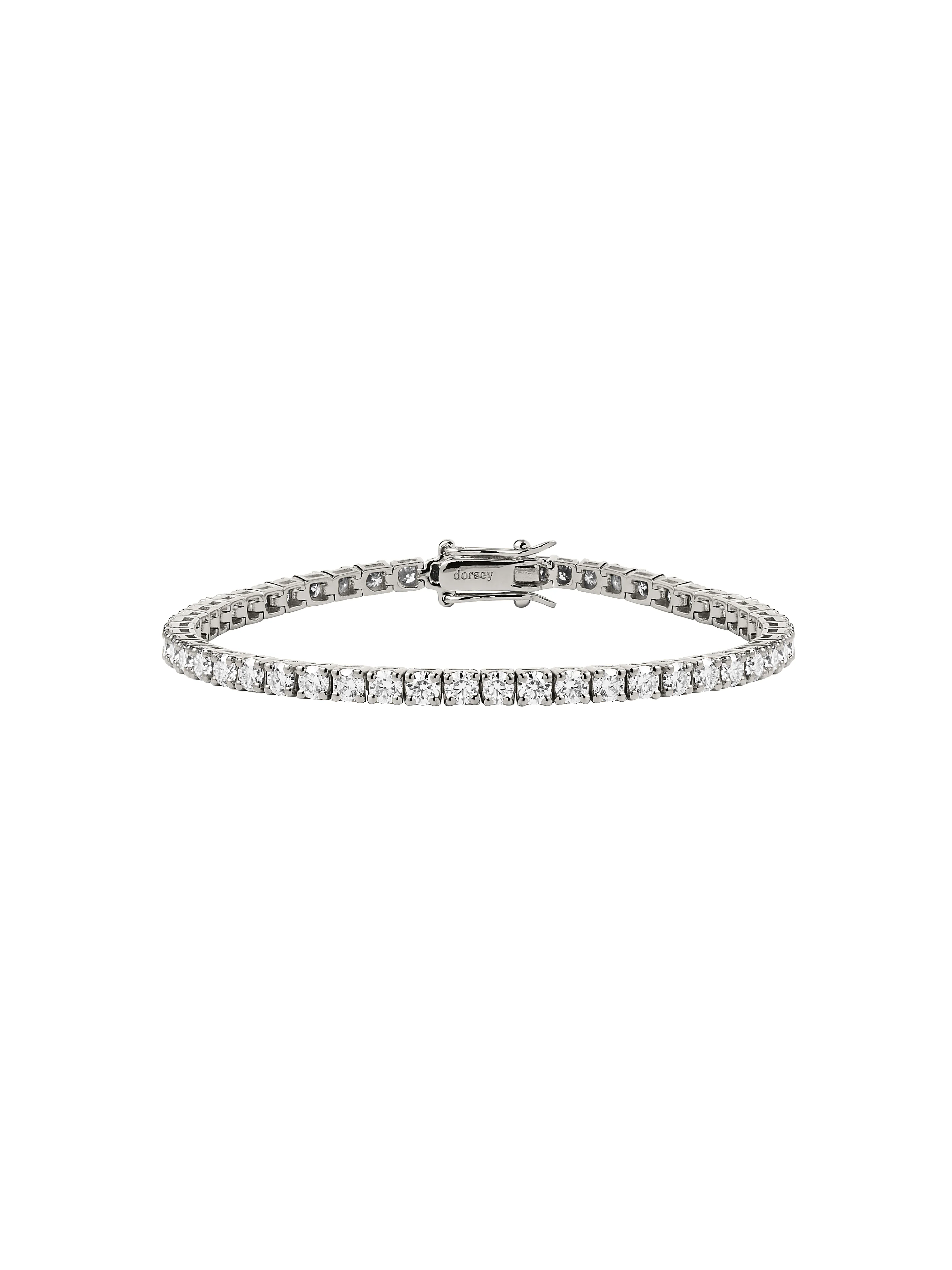 KATE RIVIÈRE BRACELET IN 3MM MOISSANITE, STERLING SILVER - Image 2