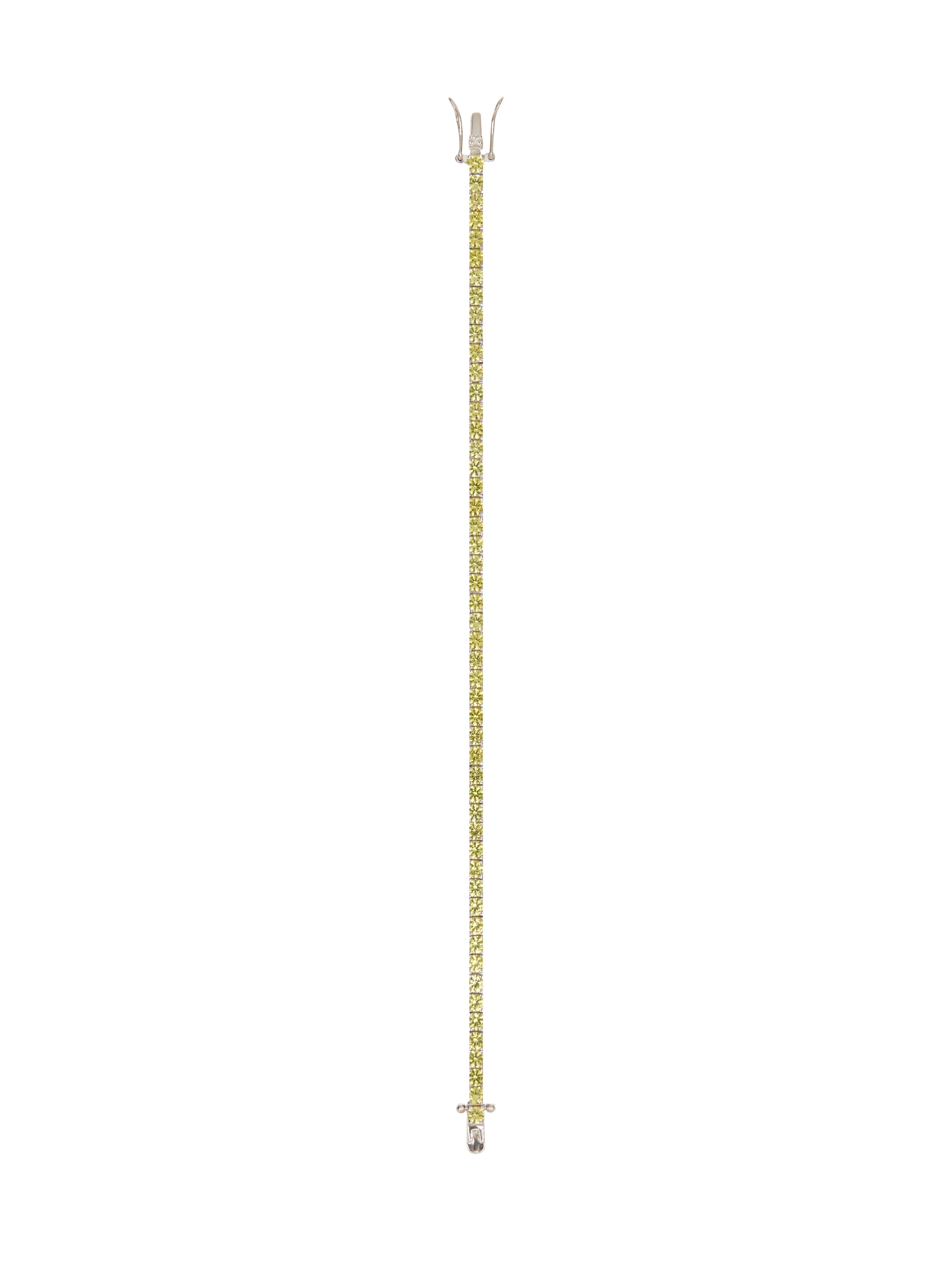 KATE RIVIÈRE BRACELET IN 3MM LAB YELLOW SAPPHIRE, STERLING SILVER