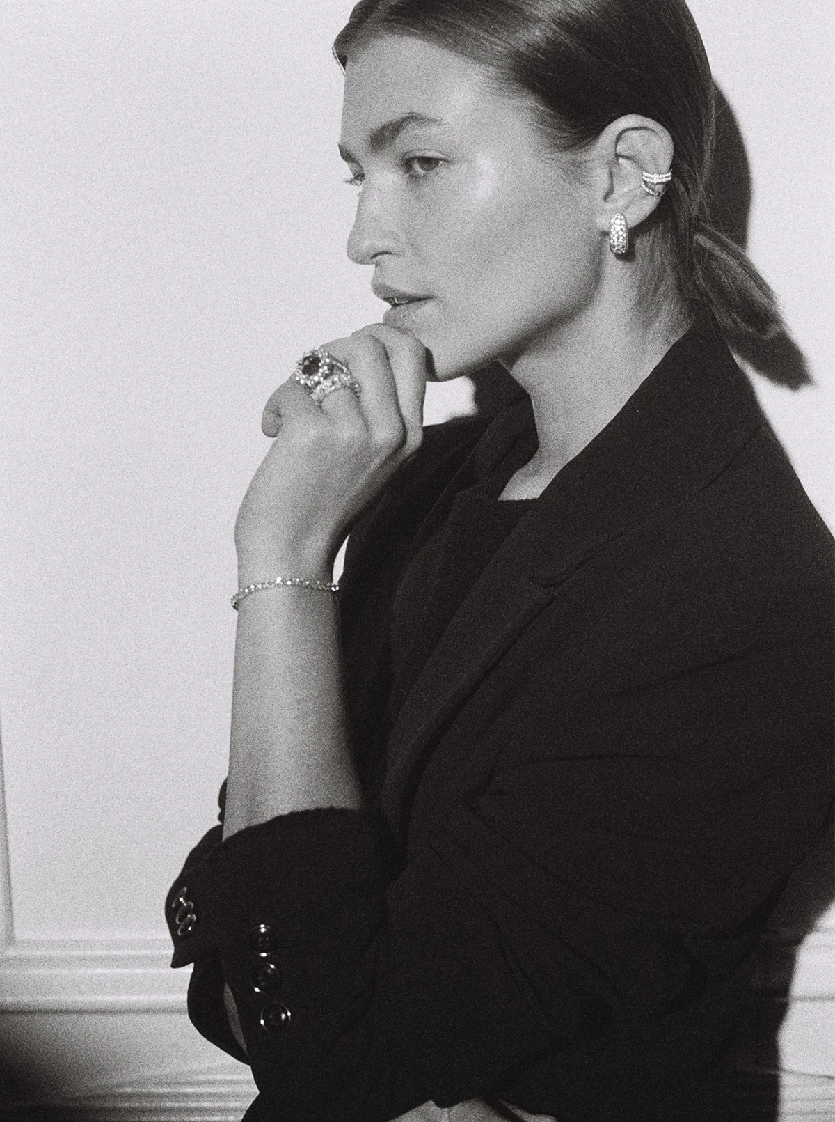 KATE RIVIÈRE BRACELET IN 3MM LAB WHITE SAPPHIRE, STERLING SILVER - Image 8