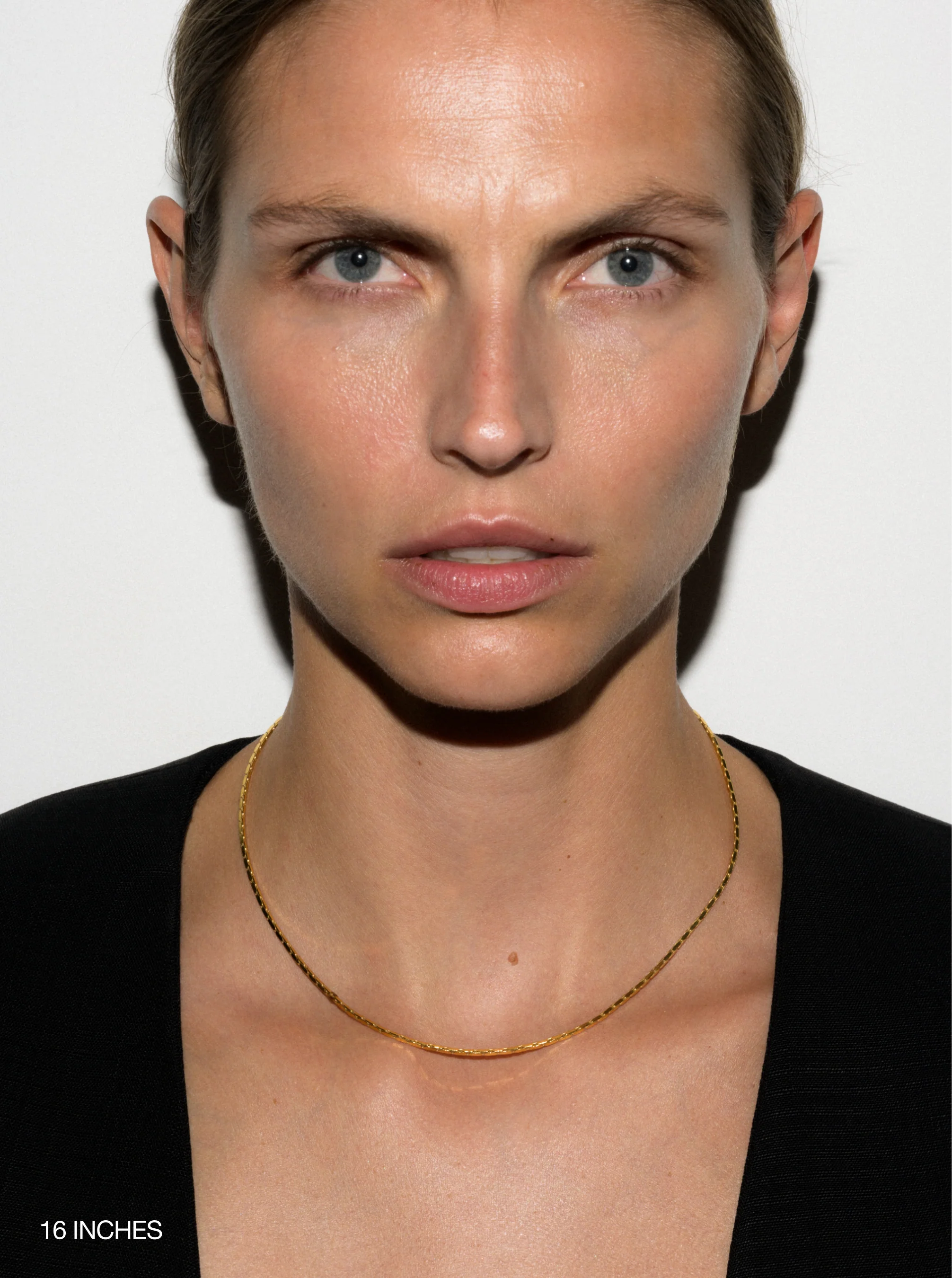 LINNEA NECKLACE WITH LAB DIAMOND ACCENT, 18K GOLD VERMEIL - Image 6
