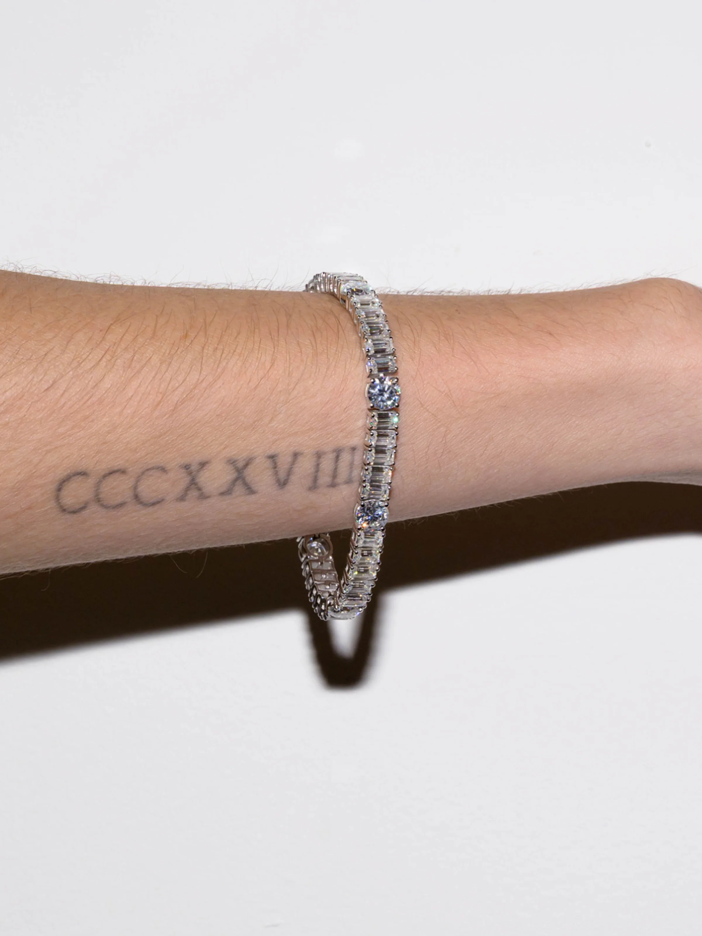 MARCELLE RIVIÈRE BRACELET IN MOISSANITE, STERLING SILVER - Image 3