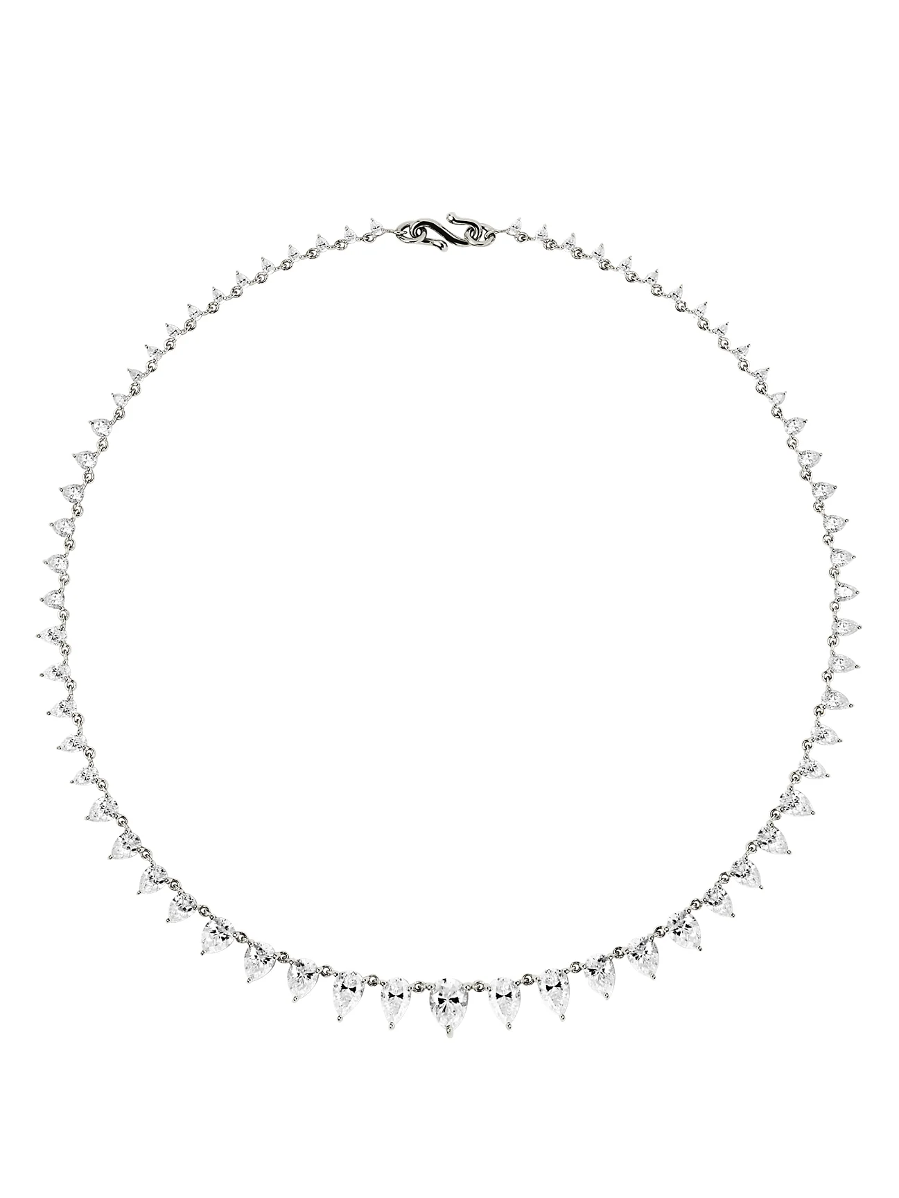 BELLAMY RIVIÈRE NECKLACE IN MOISSANITE, STERLING SILVER