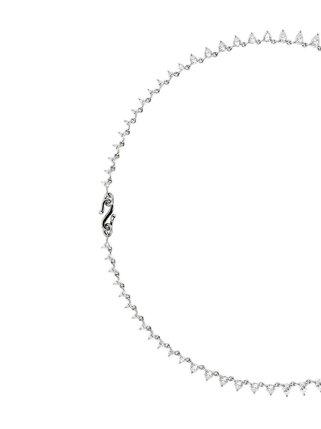 BELLAMY RIVIÈRE NECKLACE IN MOISSANITE, STERLING SILVER - Image 2