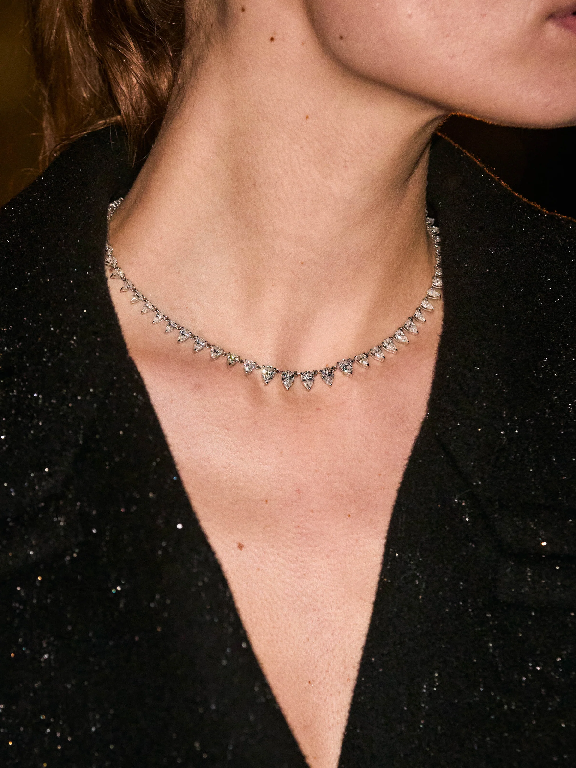 BELLAMY RIVIÈRE NECKLACE IN MOISSANITE, STERLING SILVER - Image 4