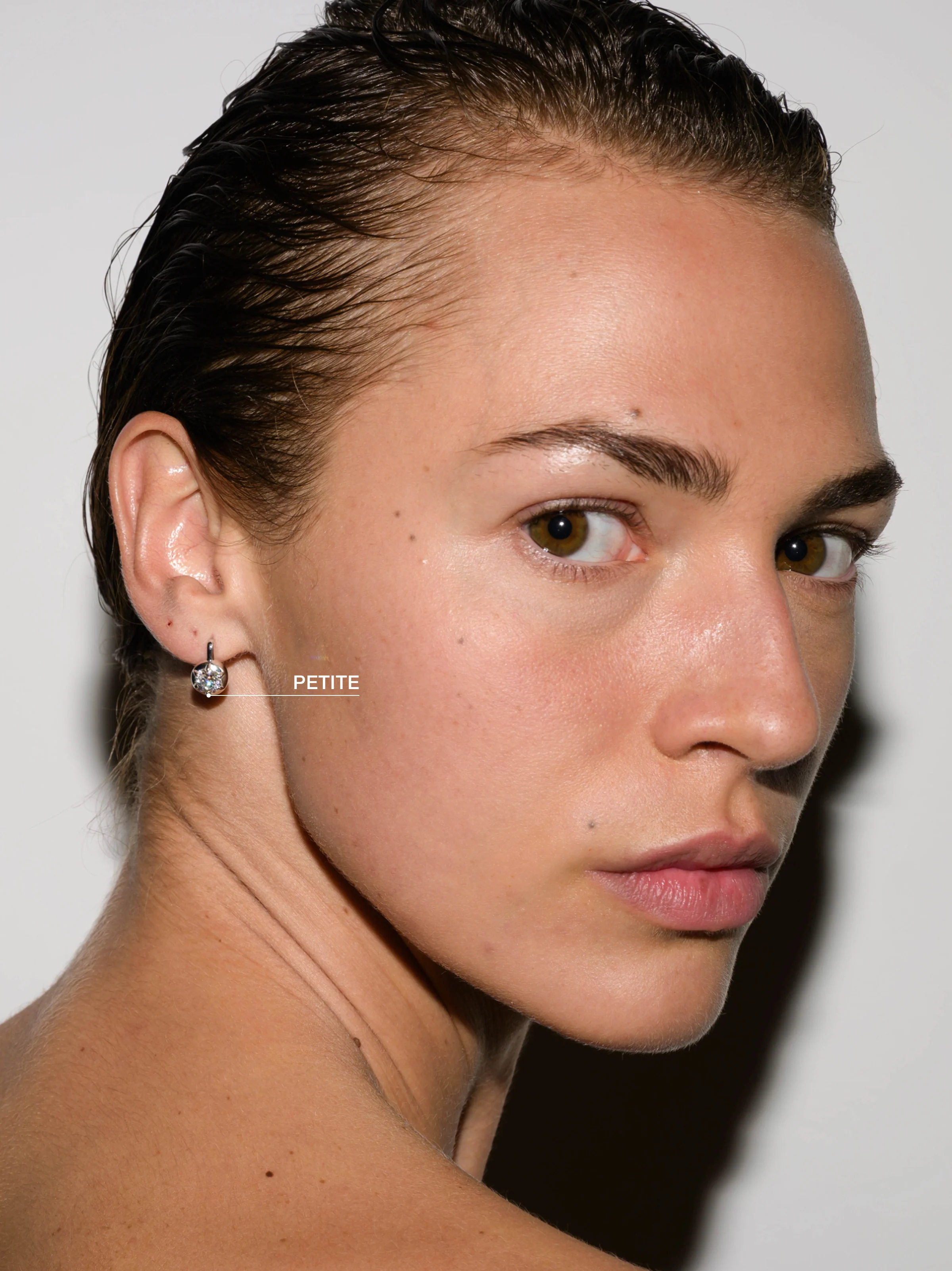 MAXWELL EARRINGS IN MOISSANITE, STERLING SILVER - Image 4